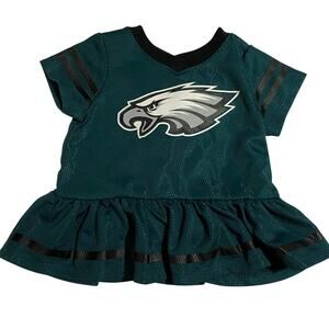 NFL Philadelphia Eagles Baby Girl Toddler Cheerleader Dress 0–3 Months